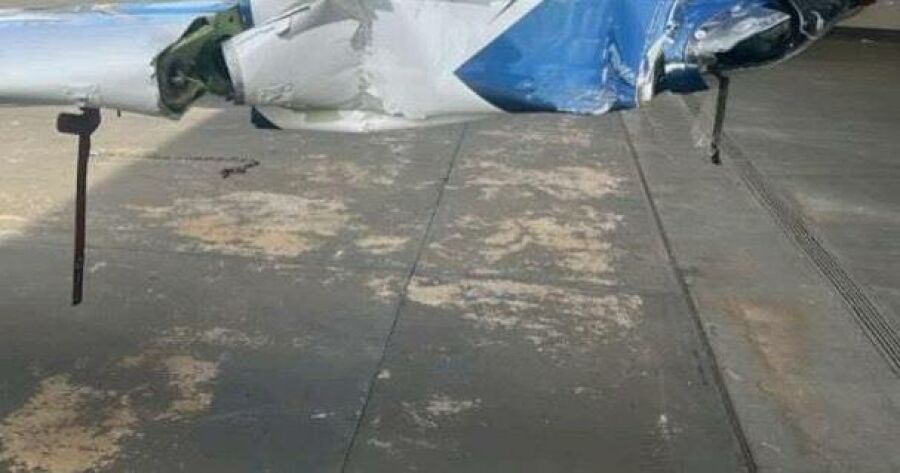 Imagem Homem é preso após danificar aeronaves e tentar decolar nu em aeroporto de Chapadão do Céu